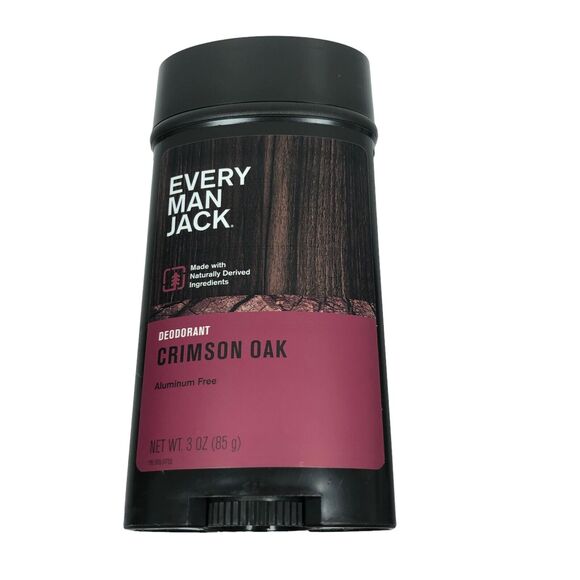Lot 6 Every Man Jack Natural Aluminum Free Deodorant Men Stick Crimson Oak 3 oz - Picture 2 of 6